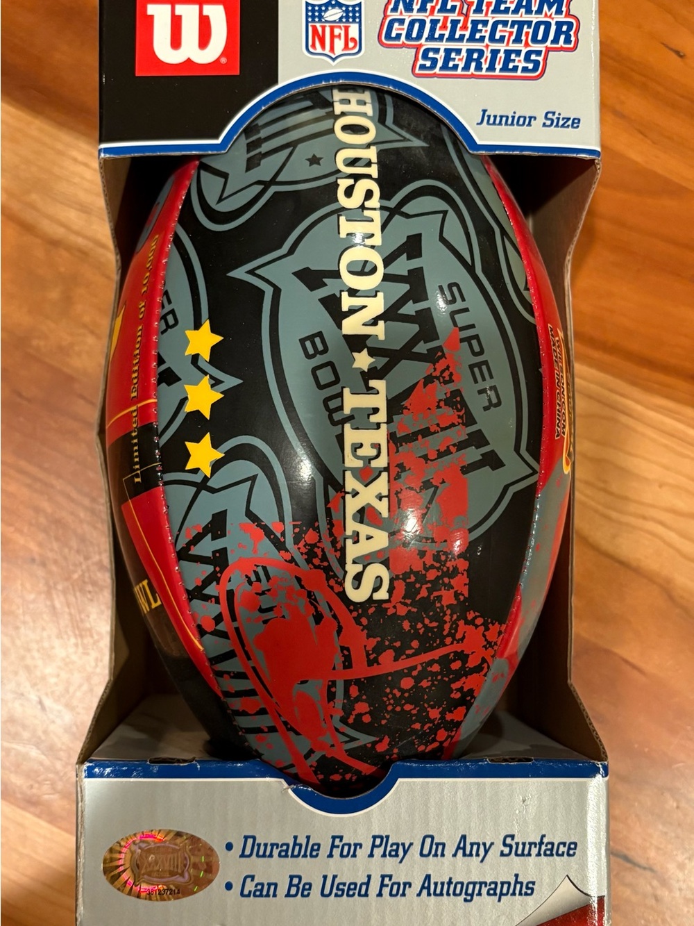 Wilson NFL Houston Texas Junior Football - collector series